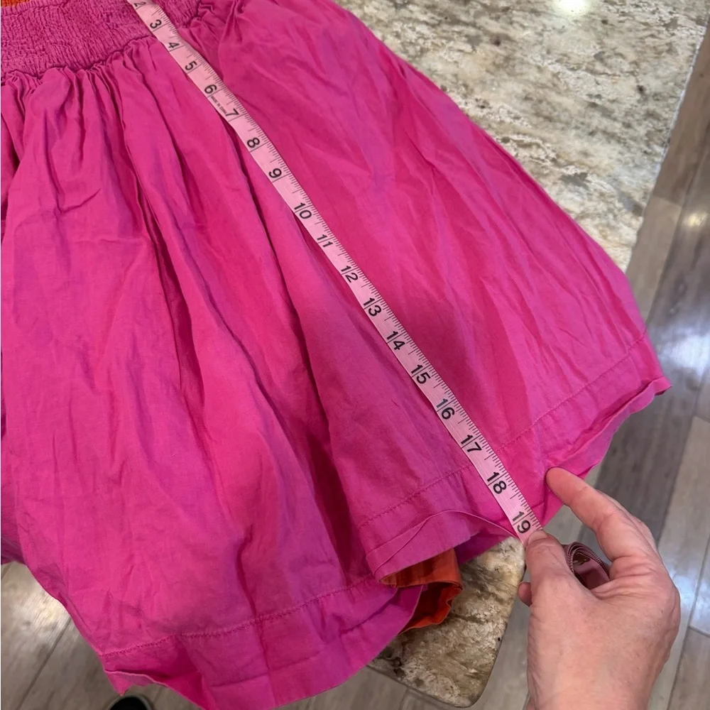 Gap skirt reversible pink and orange mini skirt size M N1.2 - Picture 10 of 11